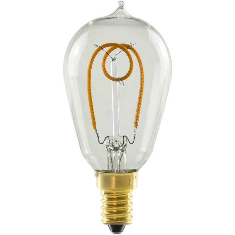 Segula Soft LED Radio Style E14 P45 Clear – 190lm 2200K – Dimmable