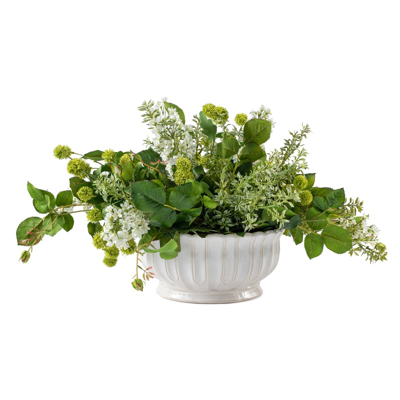 DH Lilac & Leaves Pot