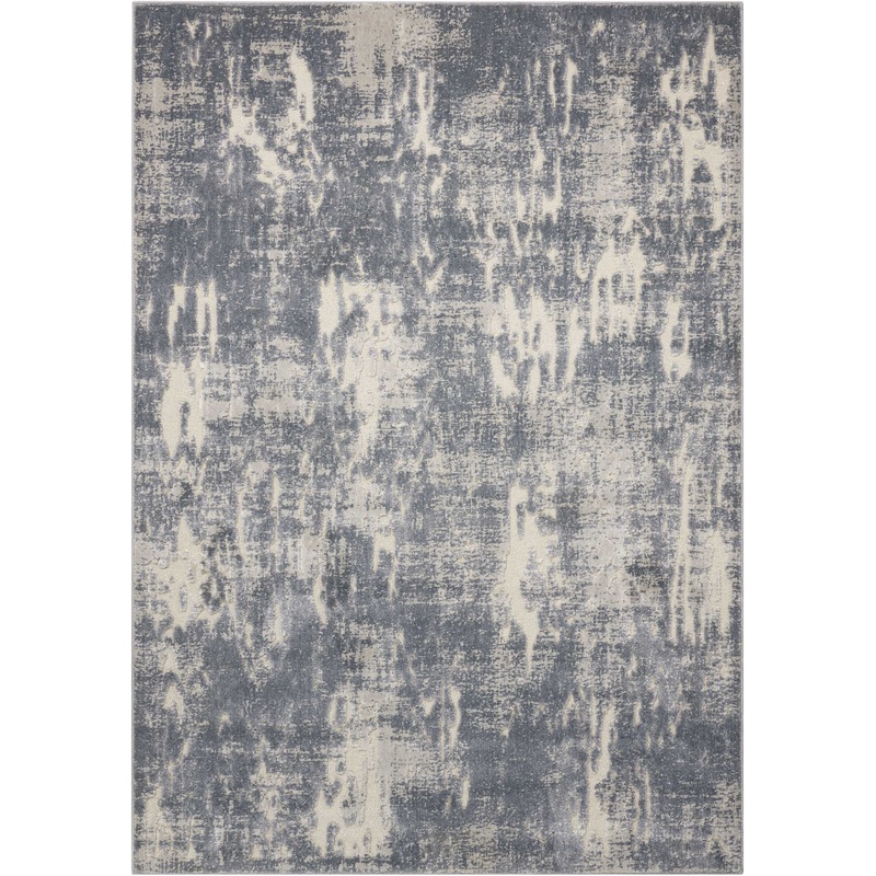 Michael Amini Gleam 5’3″ x 7’3″ Slate Modern Indoor Rug
