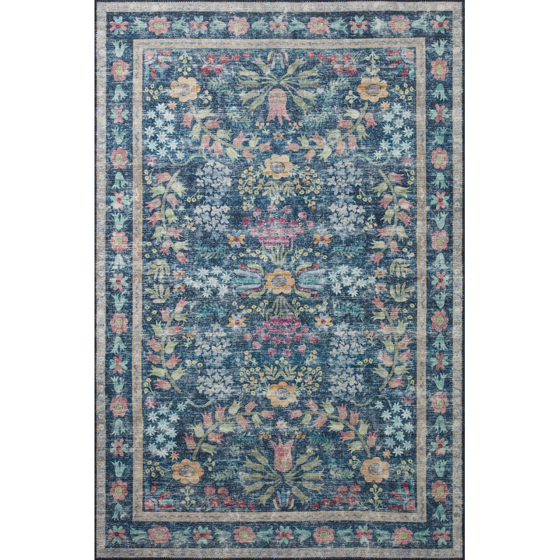 Rifle Paper Co. x Loloi Maison Rug | Frances Blue / Multi