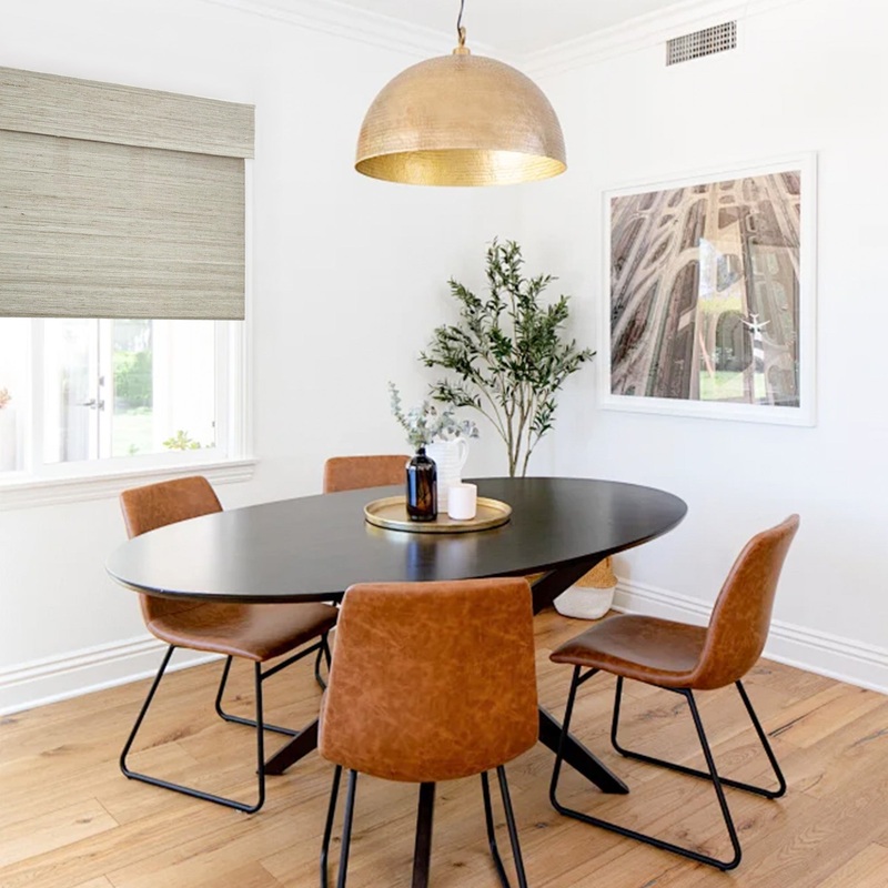 Ivy Woven Bamboo No-Drill Blinds & Shades Top Down Bottom Up | Olive Green