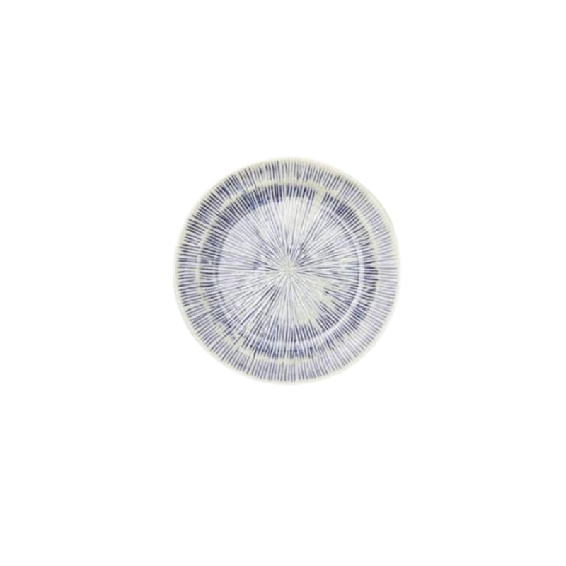 NOLAN PLATE | Navy/Cream | Set of 4