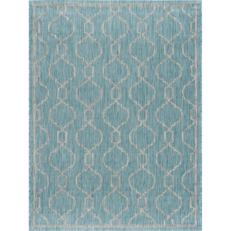 Veranda-VND16 Flat Weave Synthetic Blend Indoor/Outdoor Area Rug by Tayse Rugs