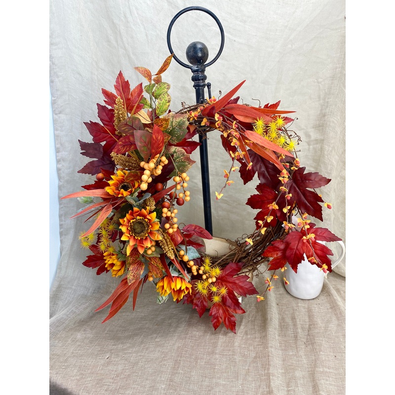 25″ Beautiful Fall Day Wreath