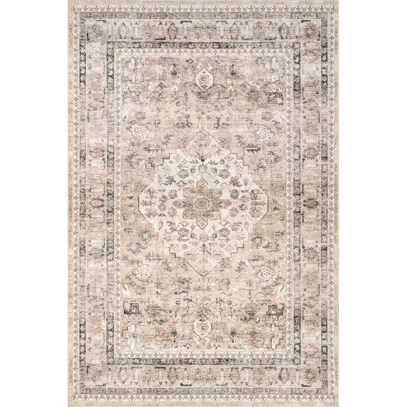 Keyara Spill Proof Washable Rug | Stone