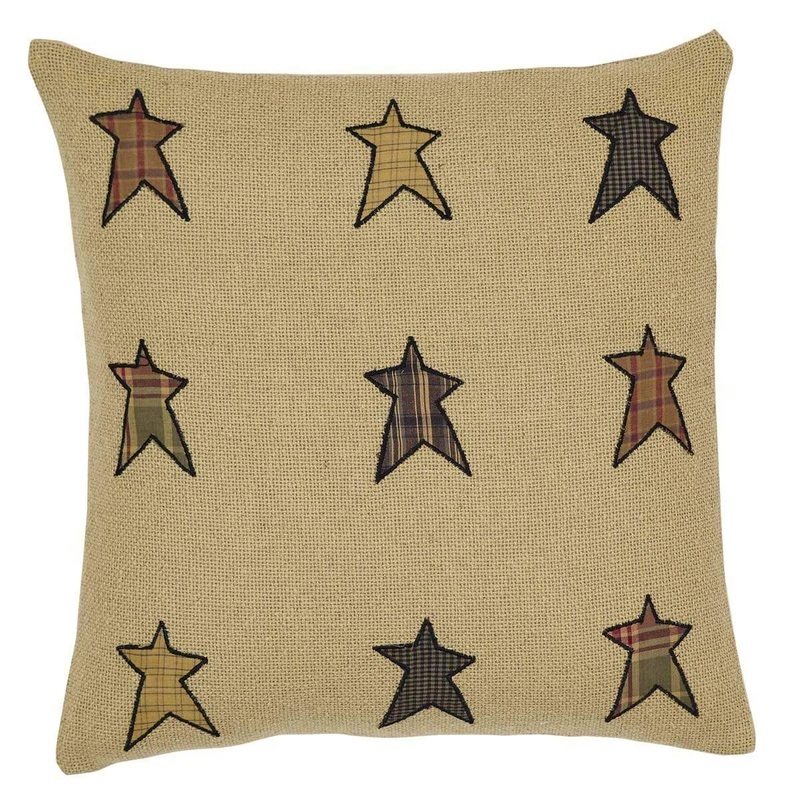 Stratton Applique Star Pillow 16×16