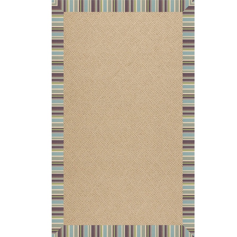 Zoe-Cane Wicker Blue Stripe
