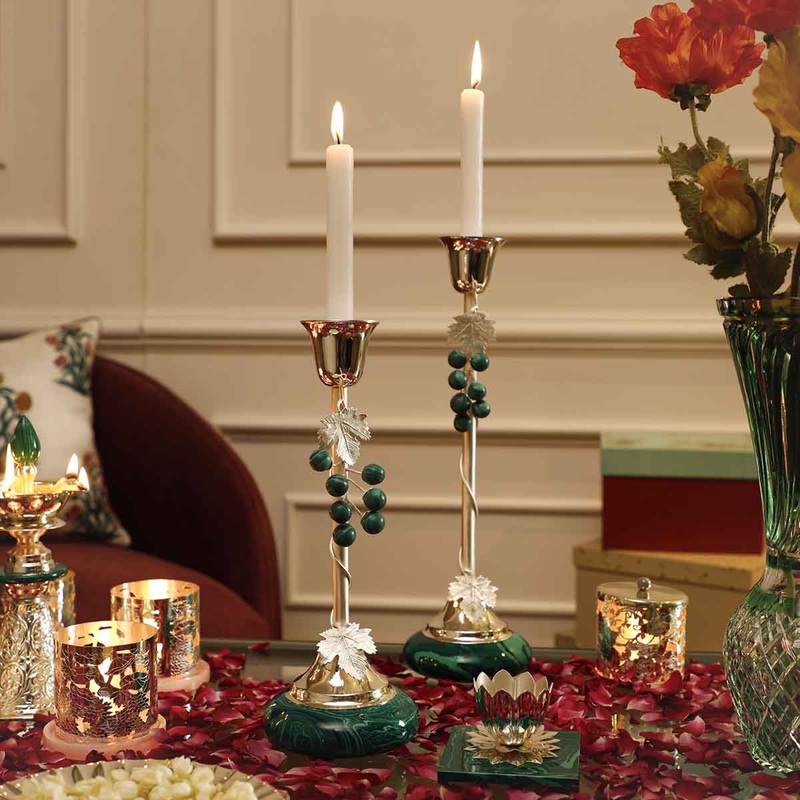 Lazlo Candle Stand S/2
