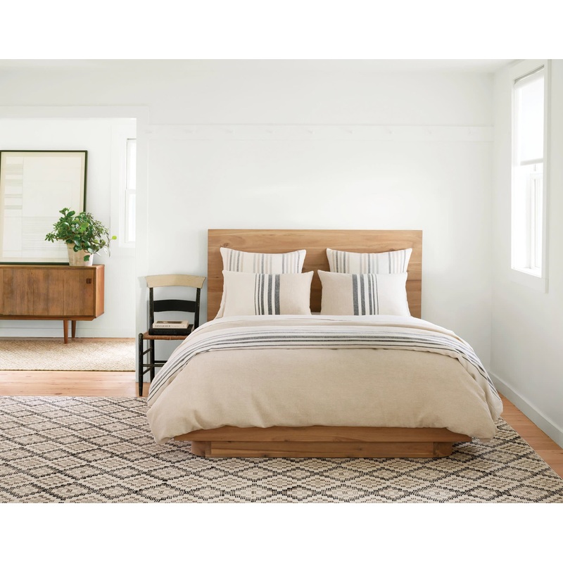 Linen Chenille Stripe Sham | Neutral