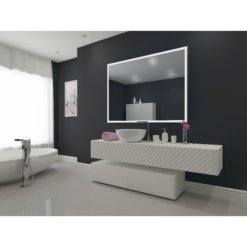 Paris Mirror Galaxy 60 x 40 Rectangle LED Illuminated Mirror