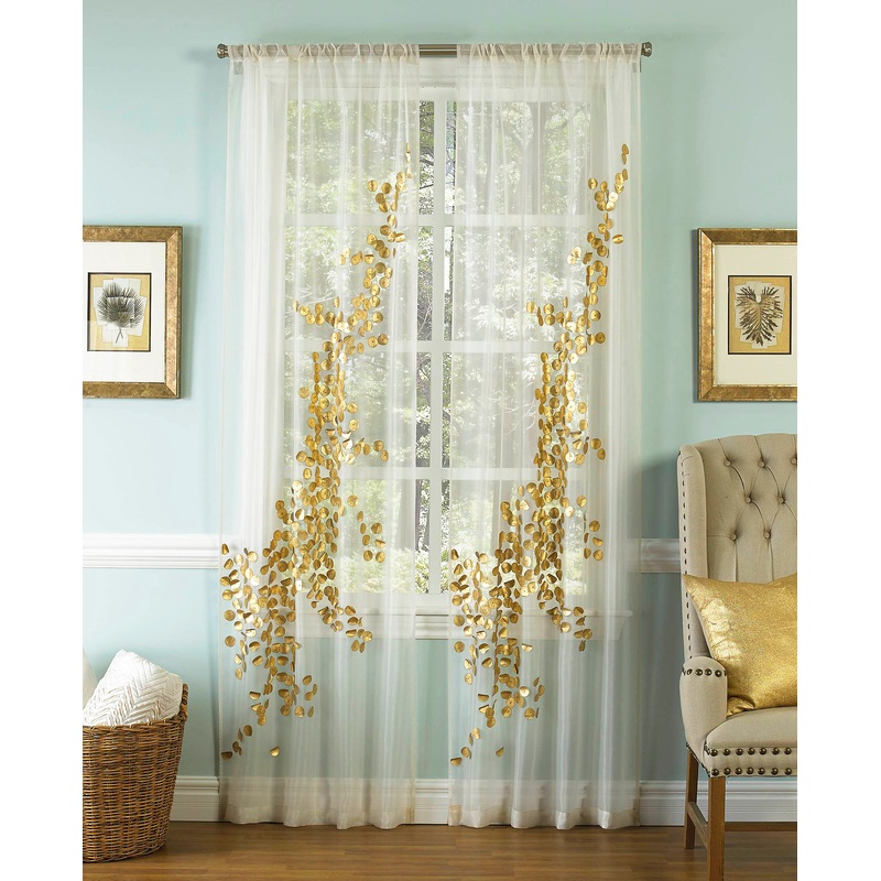 Aura White Sheer Panel