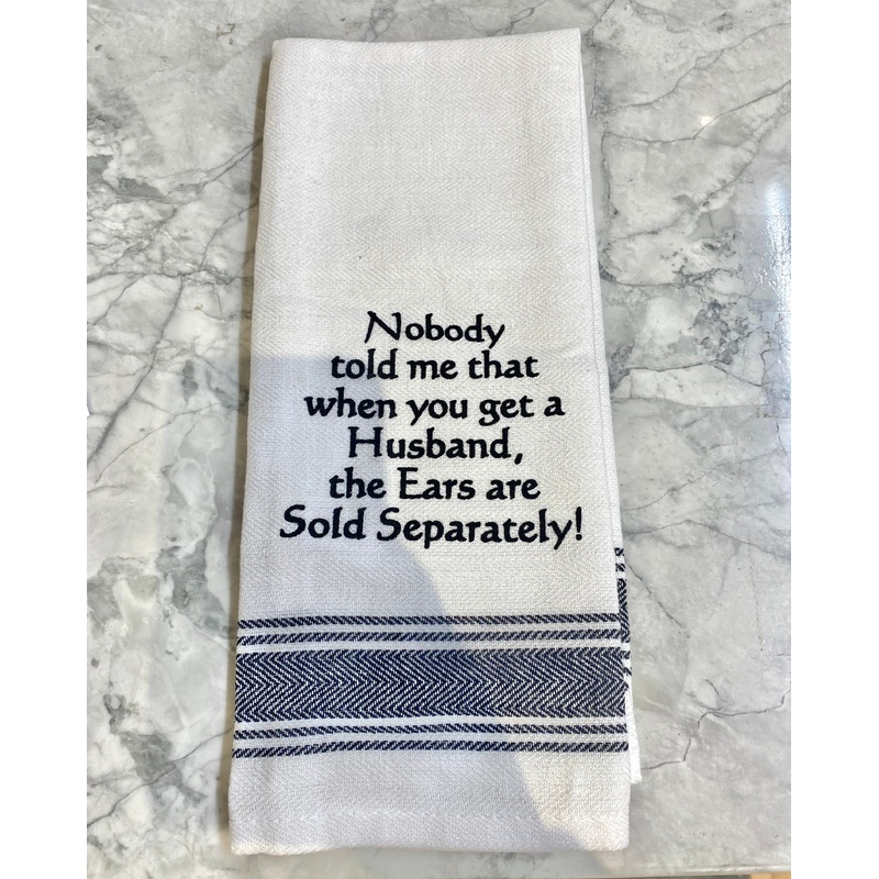 Ears Sold Separately Funny Tea Towel