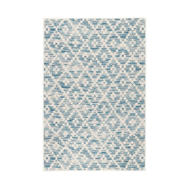 Melange Diamond Machine Washable Rug