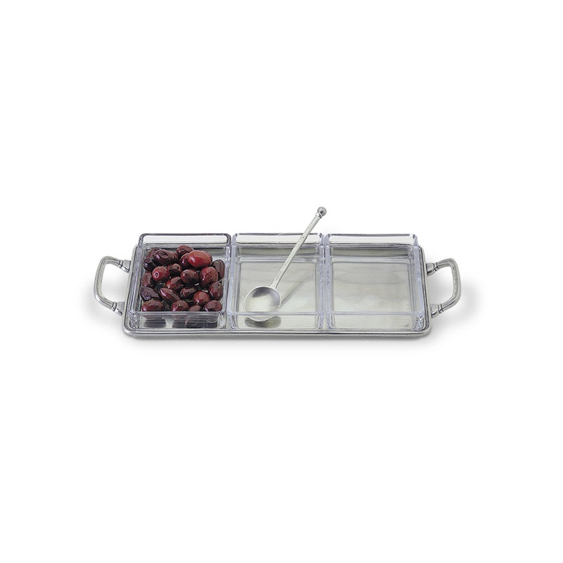 Crudite Tray with Handles