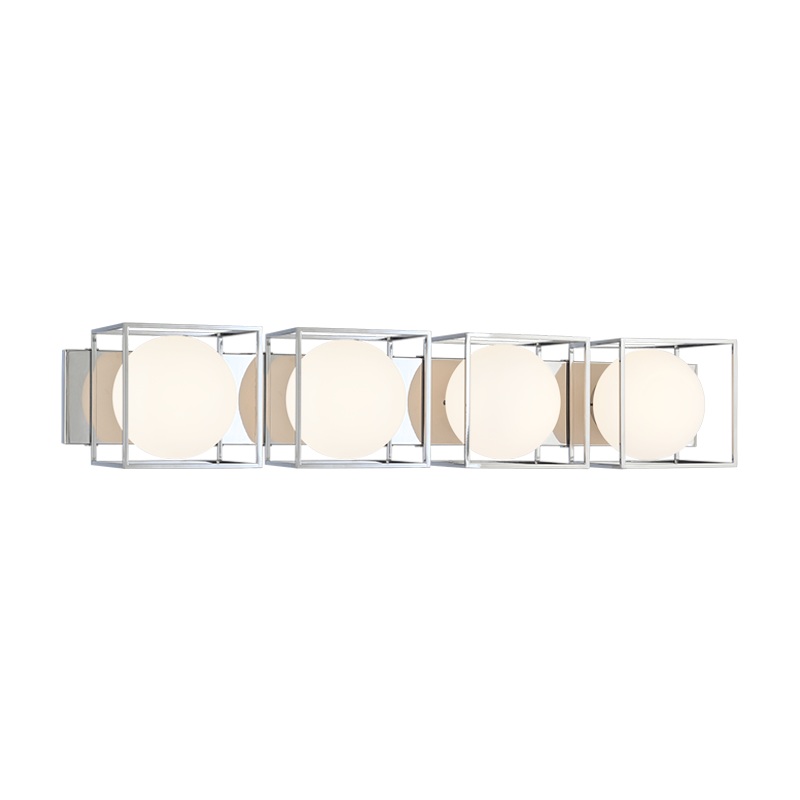 Matteo S03804 Squircle 4-lt 35″ Wall Sconce