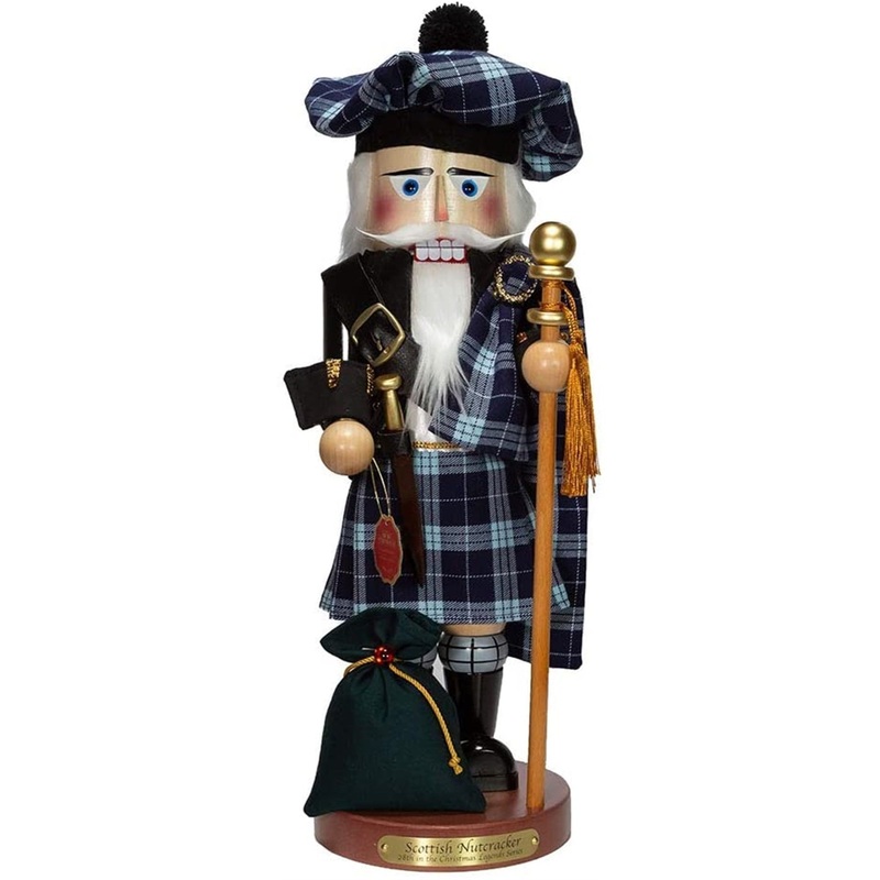 Steinbach Christmas Legends Series, Scottish Santa Nutcracker, 17.5″