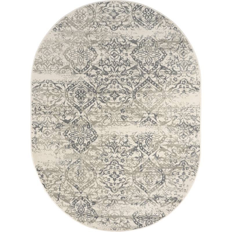 Withered Floral Rug | Grey