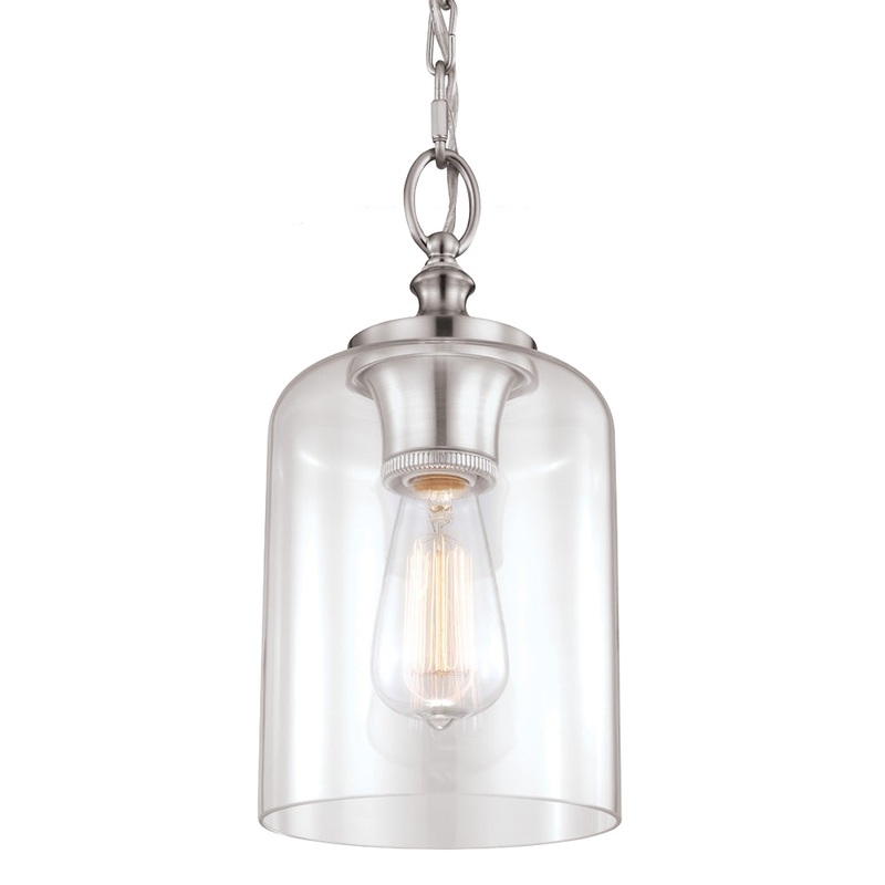 Visual Comfort P1310 Hounslow 6″ Wide Mini Pendant with Clear Glass