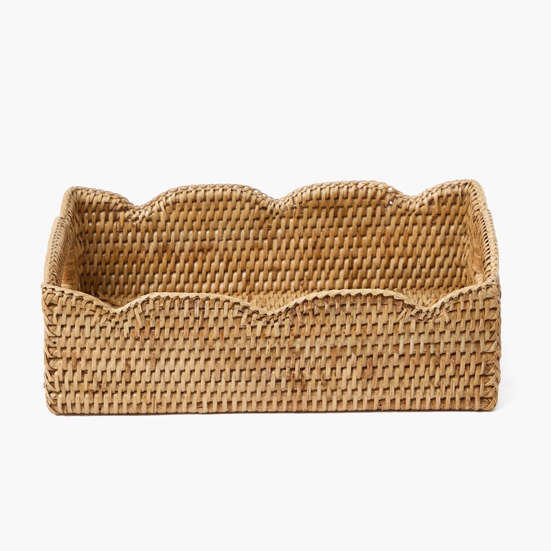 Natural Small Rattan Tray