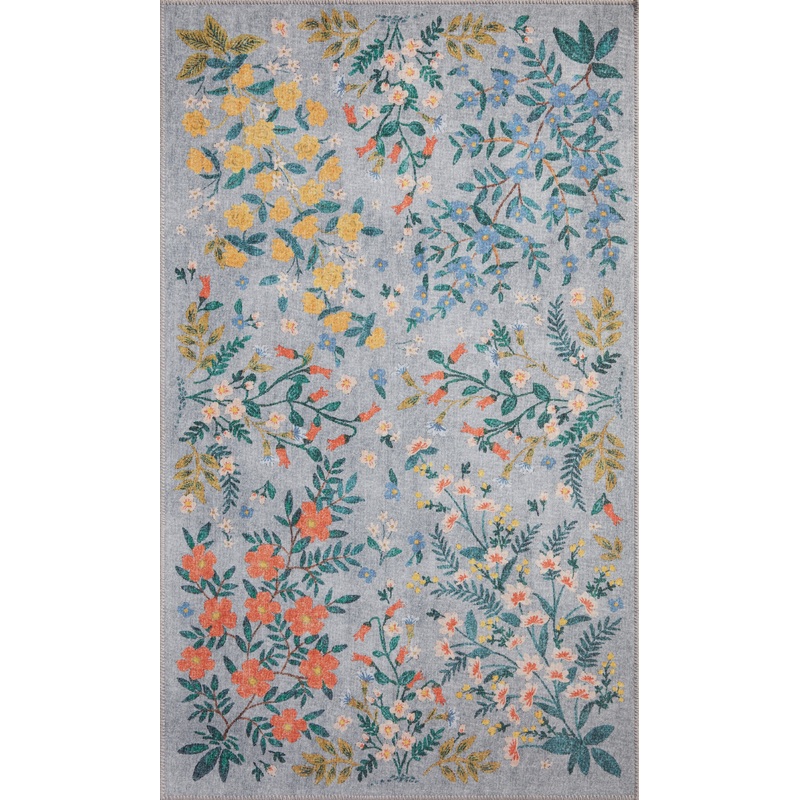 Rifle Paper Co. x Loloi Atelier Rug | Wildwood Slate