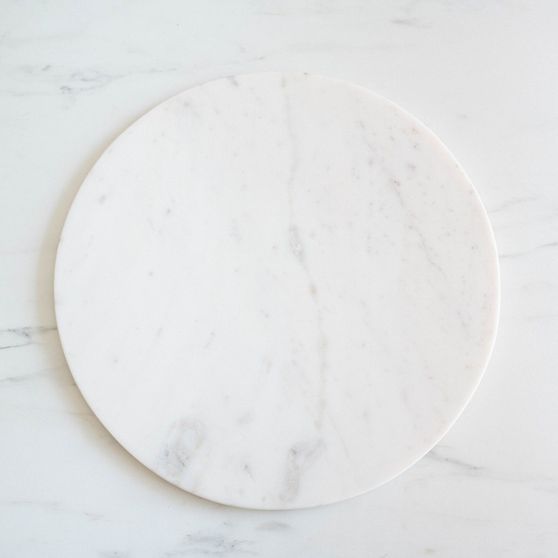 Round Marble Serving Plate