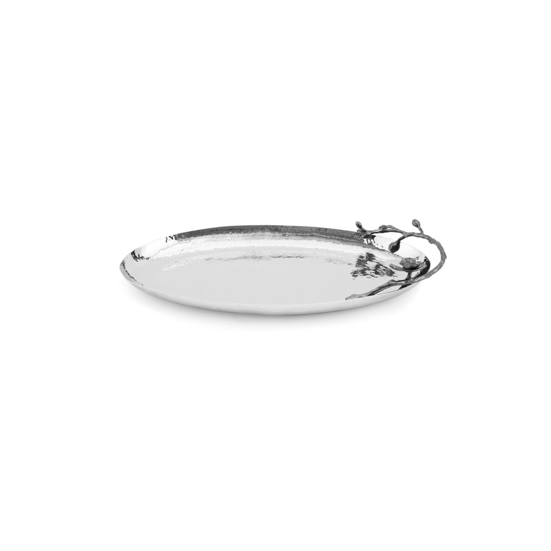 Black Orchid Oval Platter