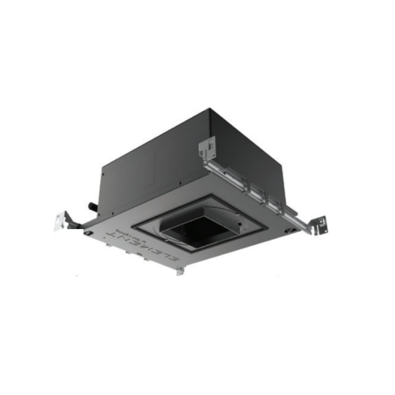 Element E4PS Pro 4″ 17W LED Square Adjustable Downlight IC New Construction Housing