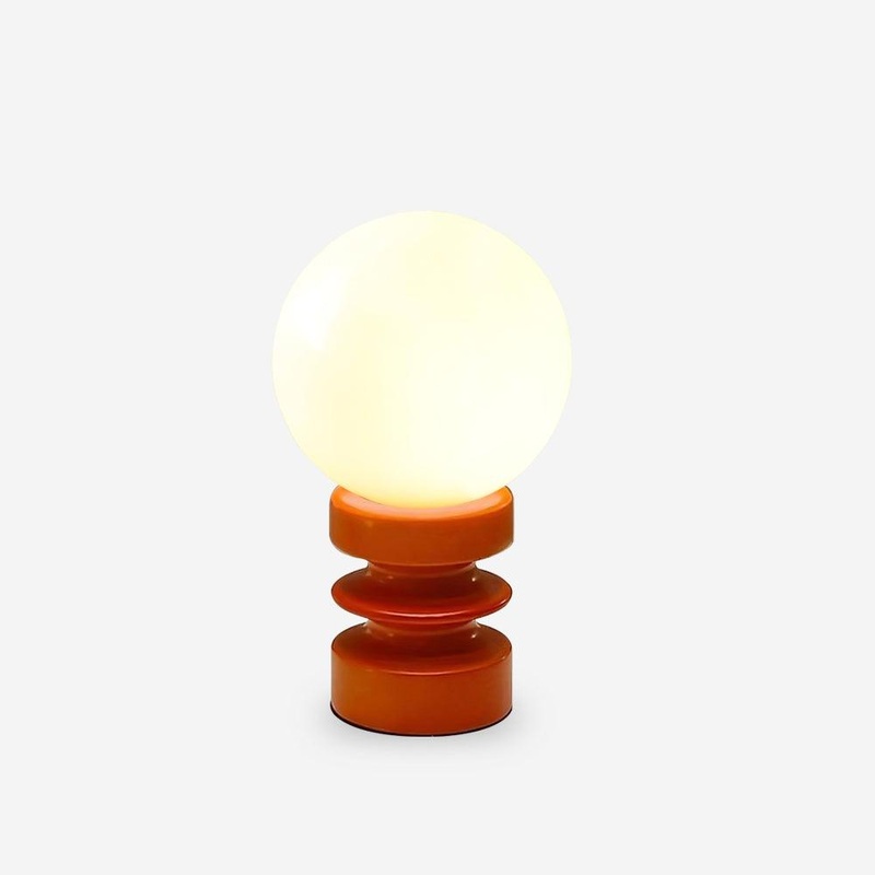 Sankey Orange Table Lamp