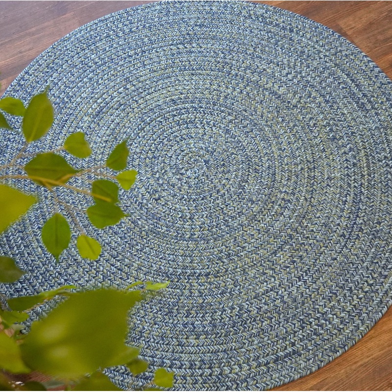 Coastal Home Circle Braid Seaside Blue A348