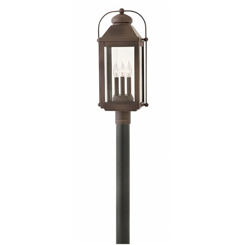 Hinkley 1851-LL Anchorage 3-lt 24″ Tall LED Outdoor Post Light