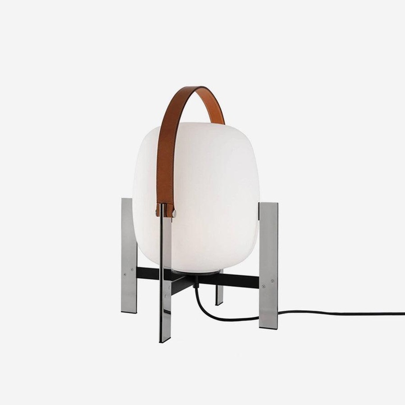 Portable Lantern Metal Table Lamp