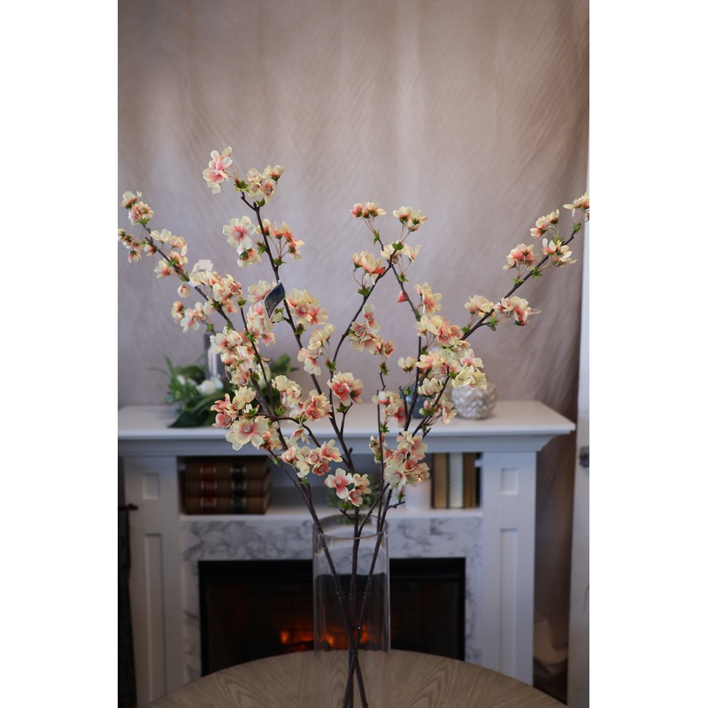 Apricot Quince Blossom Spray
