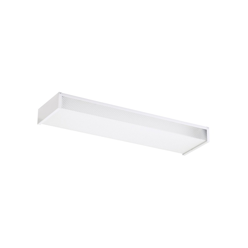 Drop Lens Fluorescent Flush Mount Ceiling Light