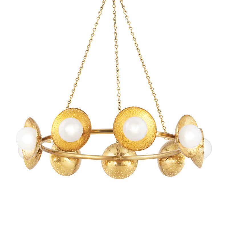 Hudson Valley 5359 Glimmer 9-lt 40″ LED Chandelier