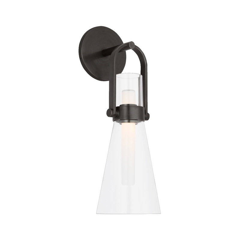 Larkin LED Conical Bracketed Wall Light