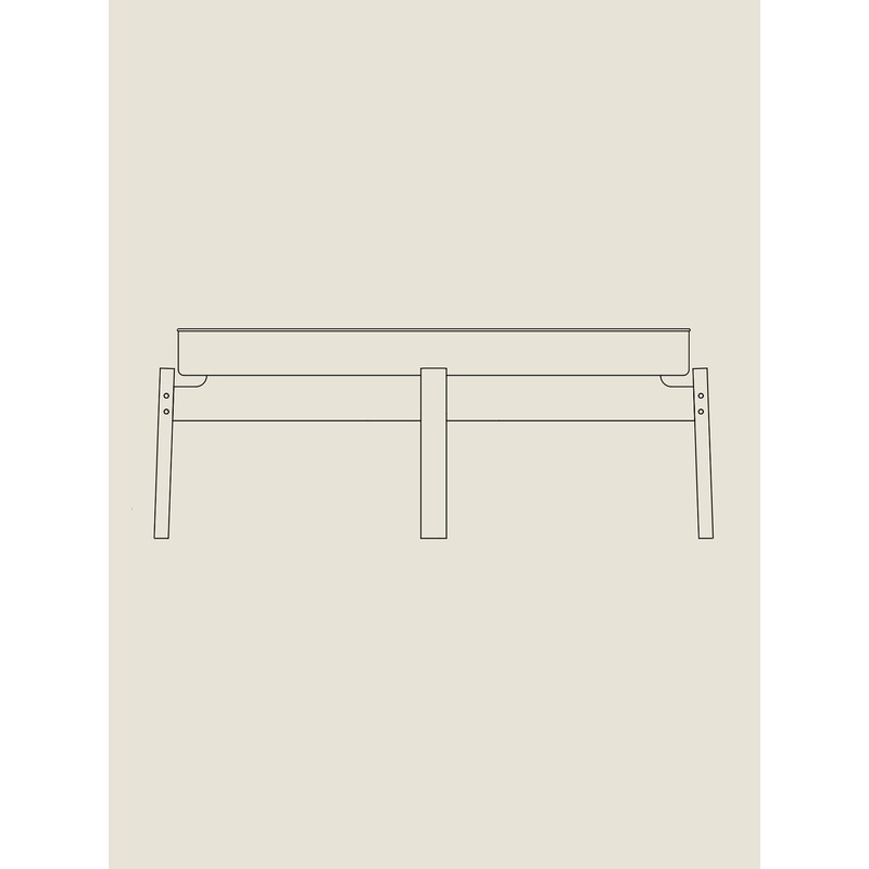 Passage Pouf, Upholstered Seat – Custom