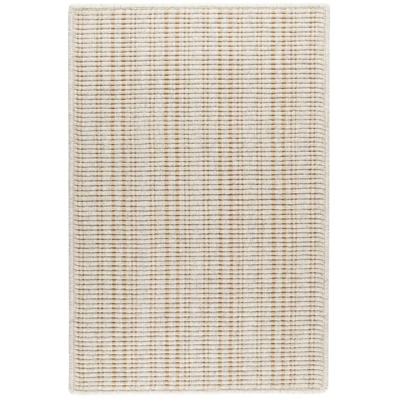 Warren Ticking Woven Wool Custom Rug | Gold