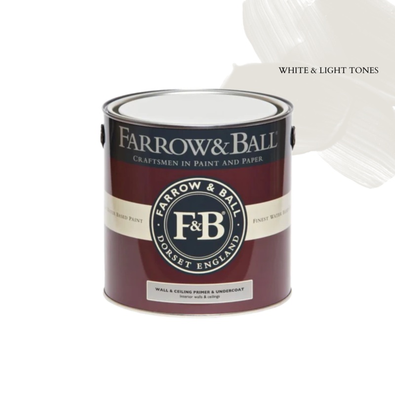 Farrow & Ball Wall/Ceiling Primer and Undercoat – White and Light Tones
