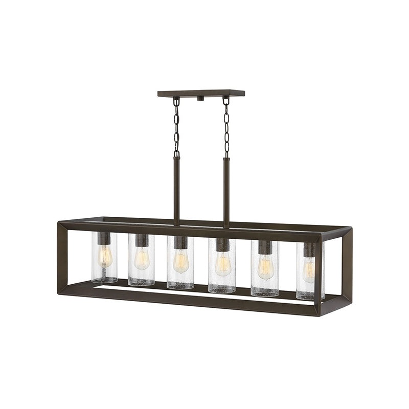 Hinkley 29306 Rhodes 6-lt 42″ LED Outdoor Linear Suspension Light