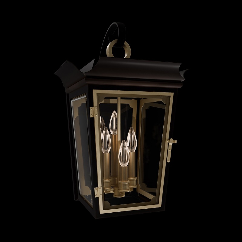 Schonbek SW38524 Ausable 4-lt 24″ Tall Outdoor Wall Sconce