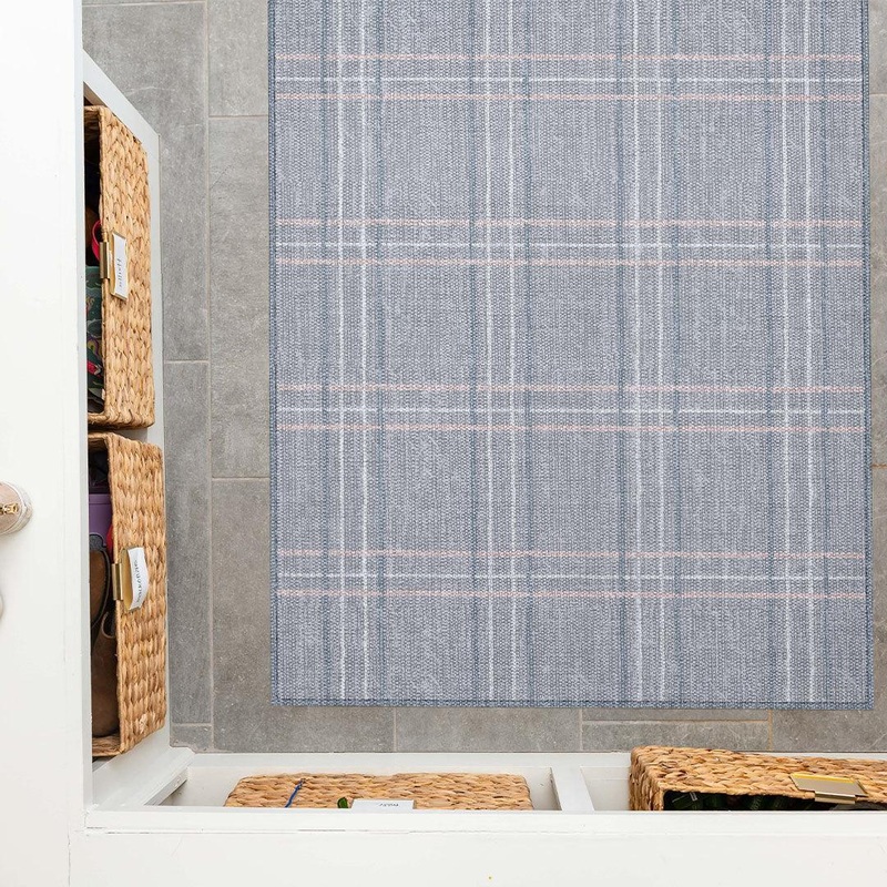 Abby FloorFlat | Pink & Grey – Premium Vinyl Mat