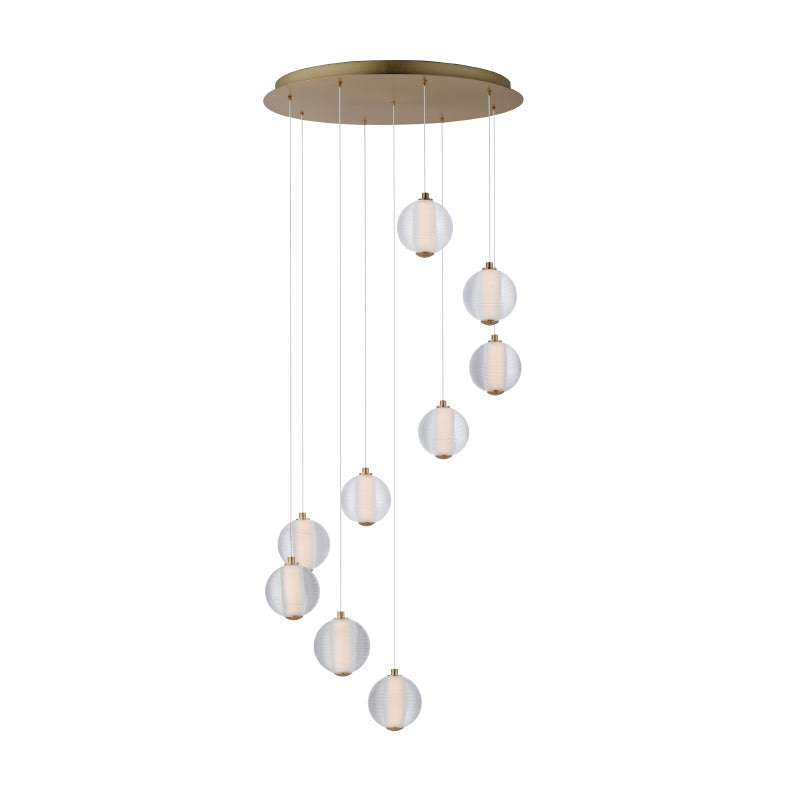 ET2 E24646-144 Rhythm 9-lt 22″ LED Pendant