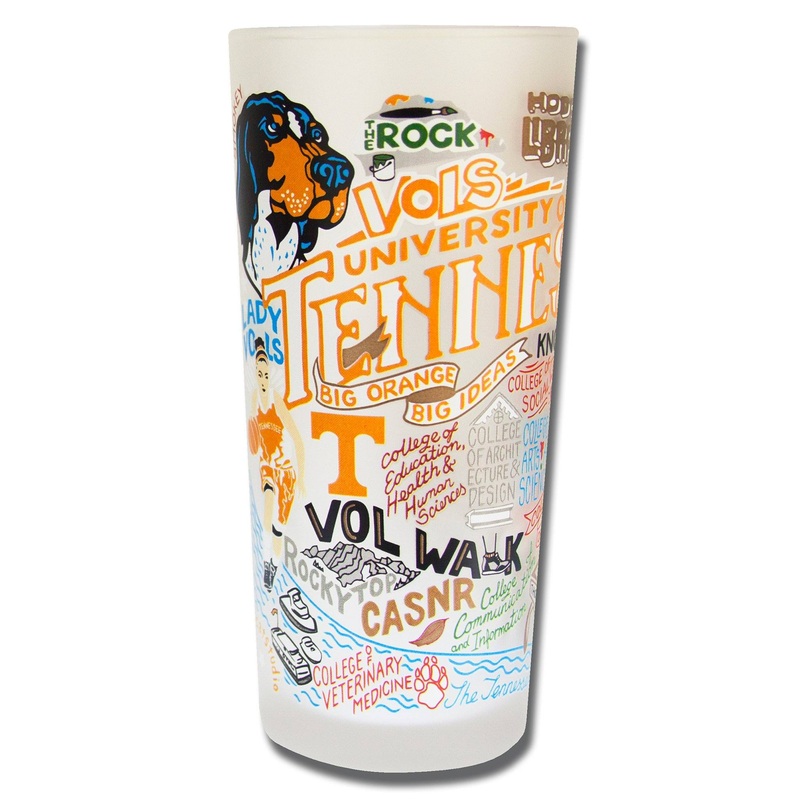 Tennessee, University of Collegiate Drinking Glass