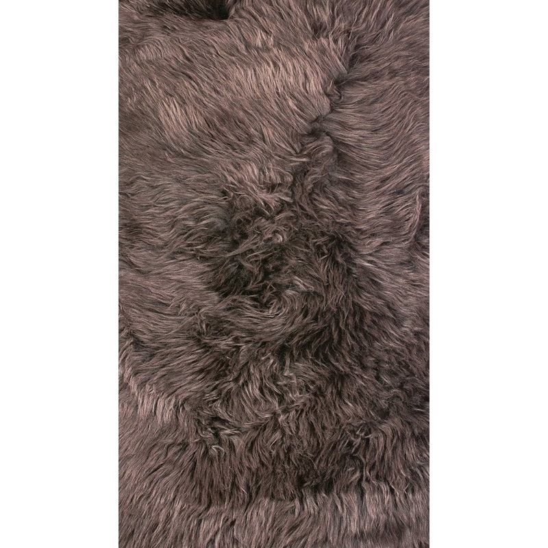 Chocolate Sheepskin Rug  Natural New Zealand Luxury