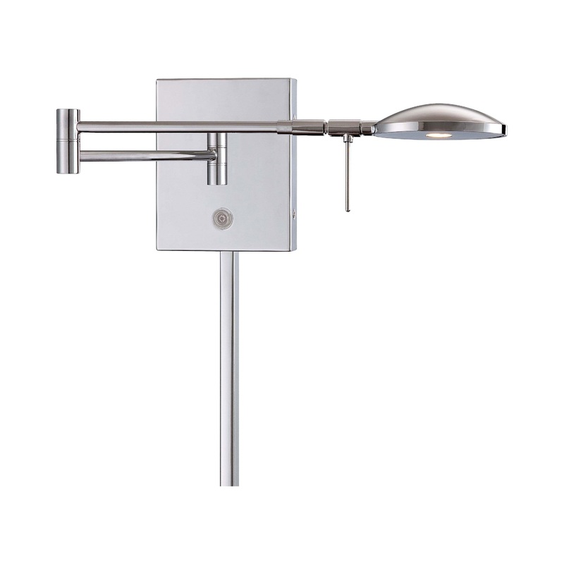 George’s Reading Room P4338 LED Swing Arm Wall Light
