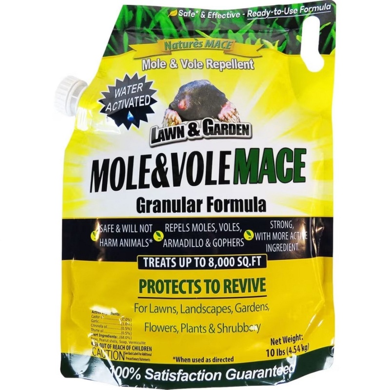 NATURE’S MACE Mole & Vole Repellent Granular, 10lb