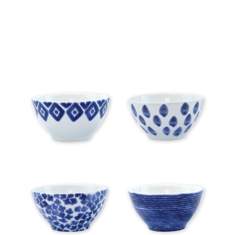 VIETRI: Santorini Assorted Cereal Bowls – Set of 4