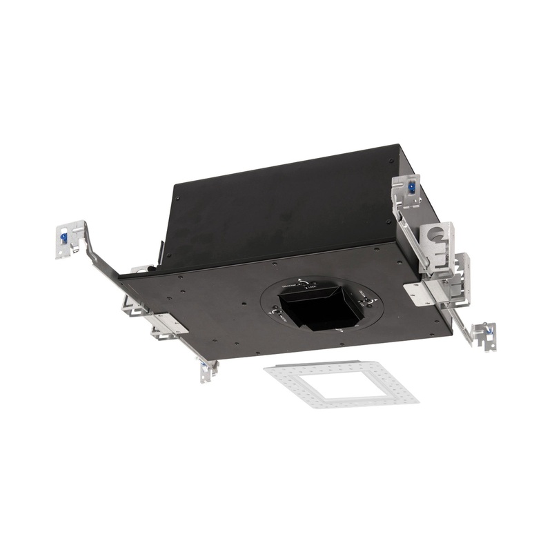 Volta 2 Inch Square Invisible Trim New Construction Recessed Housing