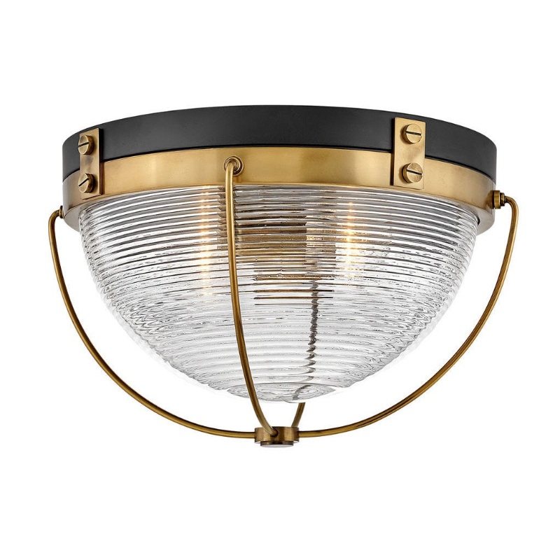 Hinkley 4841 Crew 2-lt 16″ LED Flush Mount