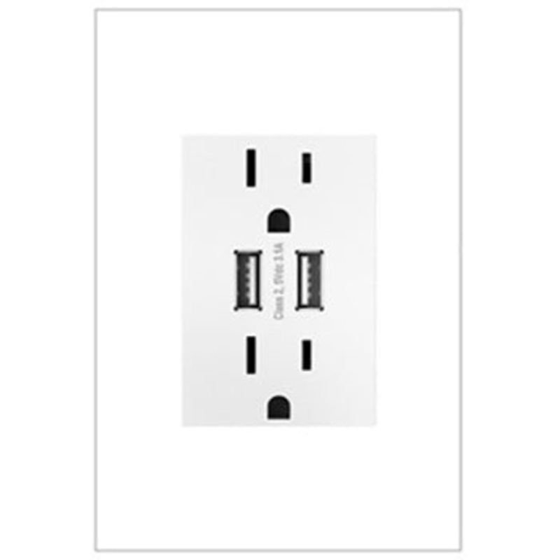 Adorne ARTRUSB153 Dual USB Outlet